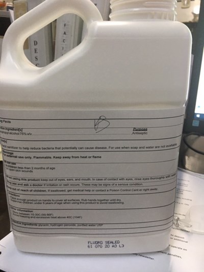 1 Gallon Label (1g Label Back Ndc 74702000)